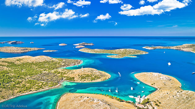 Découvrez les îles Kornati pendant votre croisière windsurf