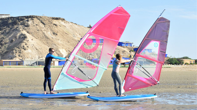 Venez progresser en windsurf sur la lagune de Dakhla