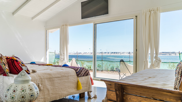 Profitez du confort des bungalows face à la lagune de Dakhla