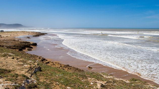 le spot de windsurf de Moulay bouzertoun