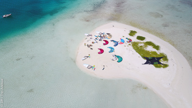 Coaching pour les windsurfeurs confirmés sur les eaux de Los Roques, au Vénézuela